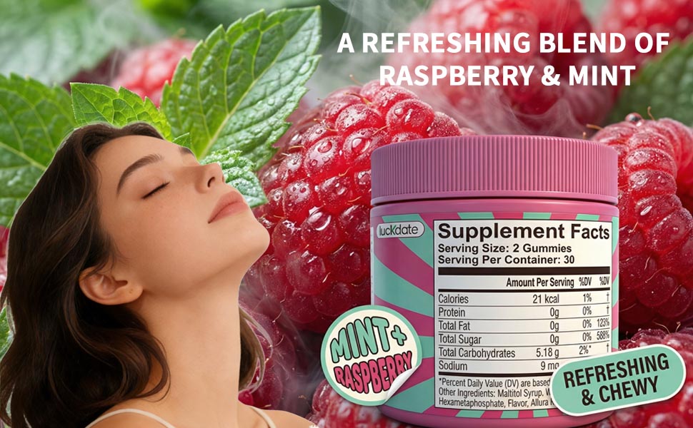 Raspberry Mint Flavor - Refreshing and Chewy