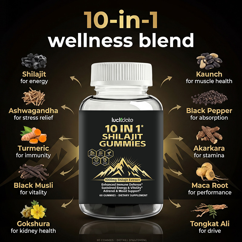Luckdate Shilajit Gummies