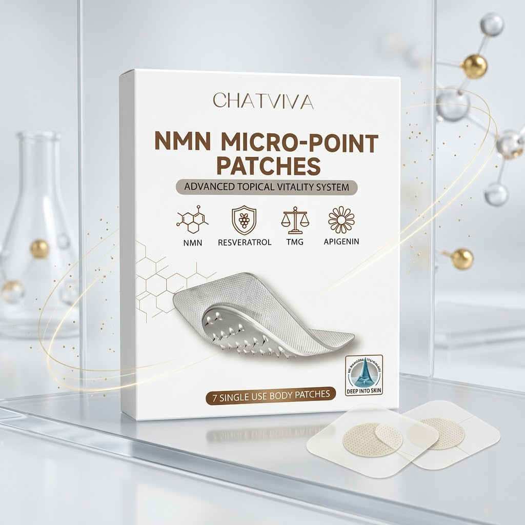 CHATVIVA NMN Micro-Point Patches — 7 single-use body patches